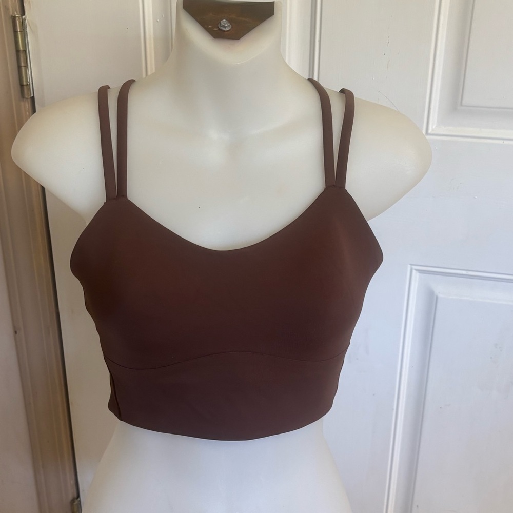 Size 8 Lululemon Java Like A Cloud Bra *Light Sup… - image 2